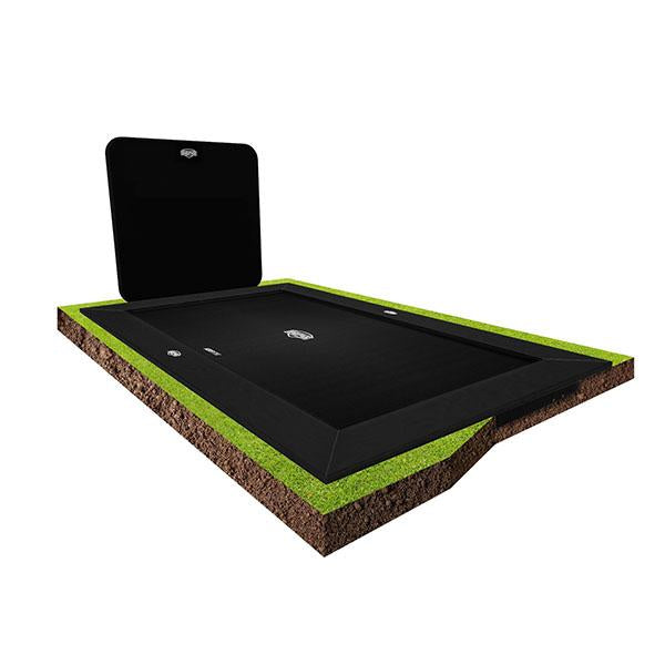 BERG Ultim Elite FlatGround 500 + AeroWall 2x2 BLK&GRY